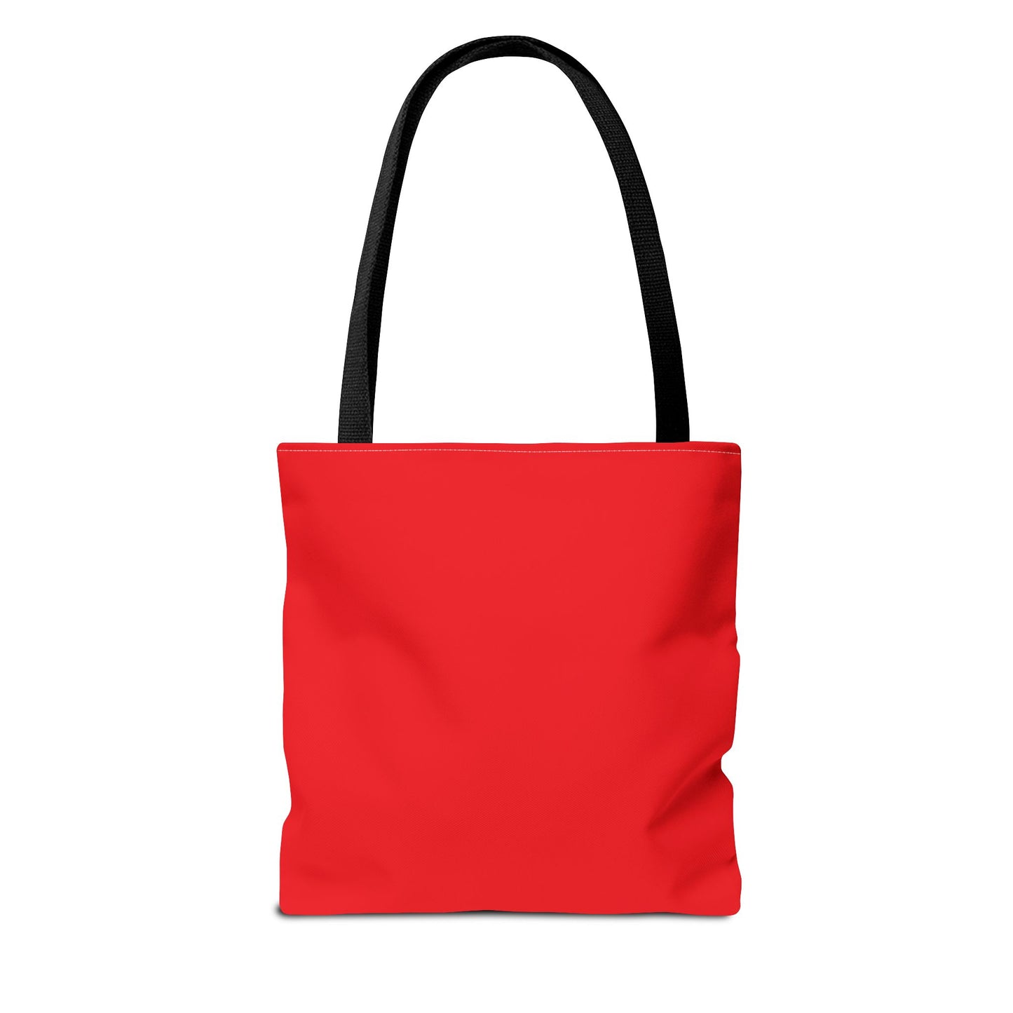 Eco-Friendly Red Tote Bag, Say No to Plastic Bags, Reusable Shopping Bag, Cat Lover Gift, Sustainable Fashion, Red AOP Design