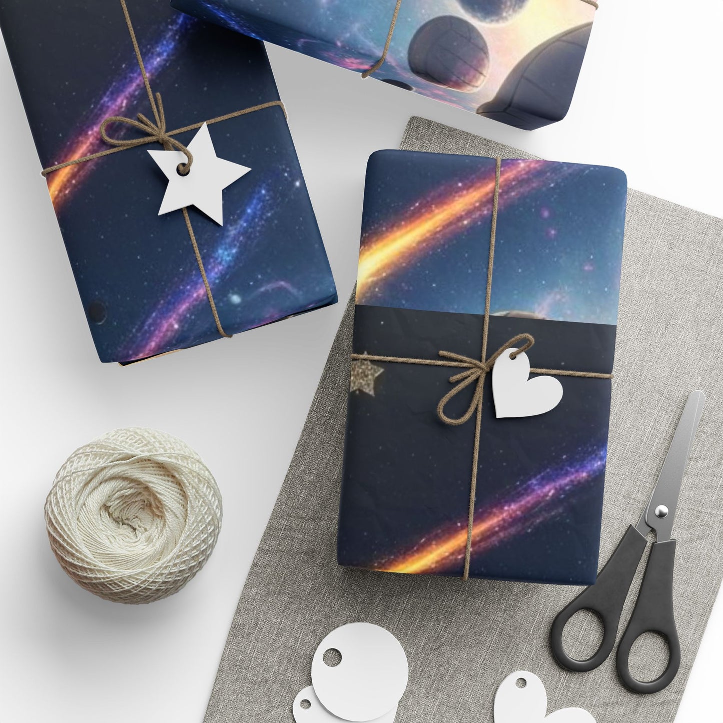Cosmic Galaxy Wrapping Paper Roll - Perfect for Gifts & Celebrations