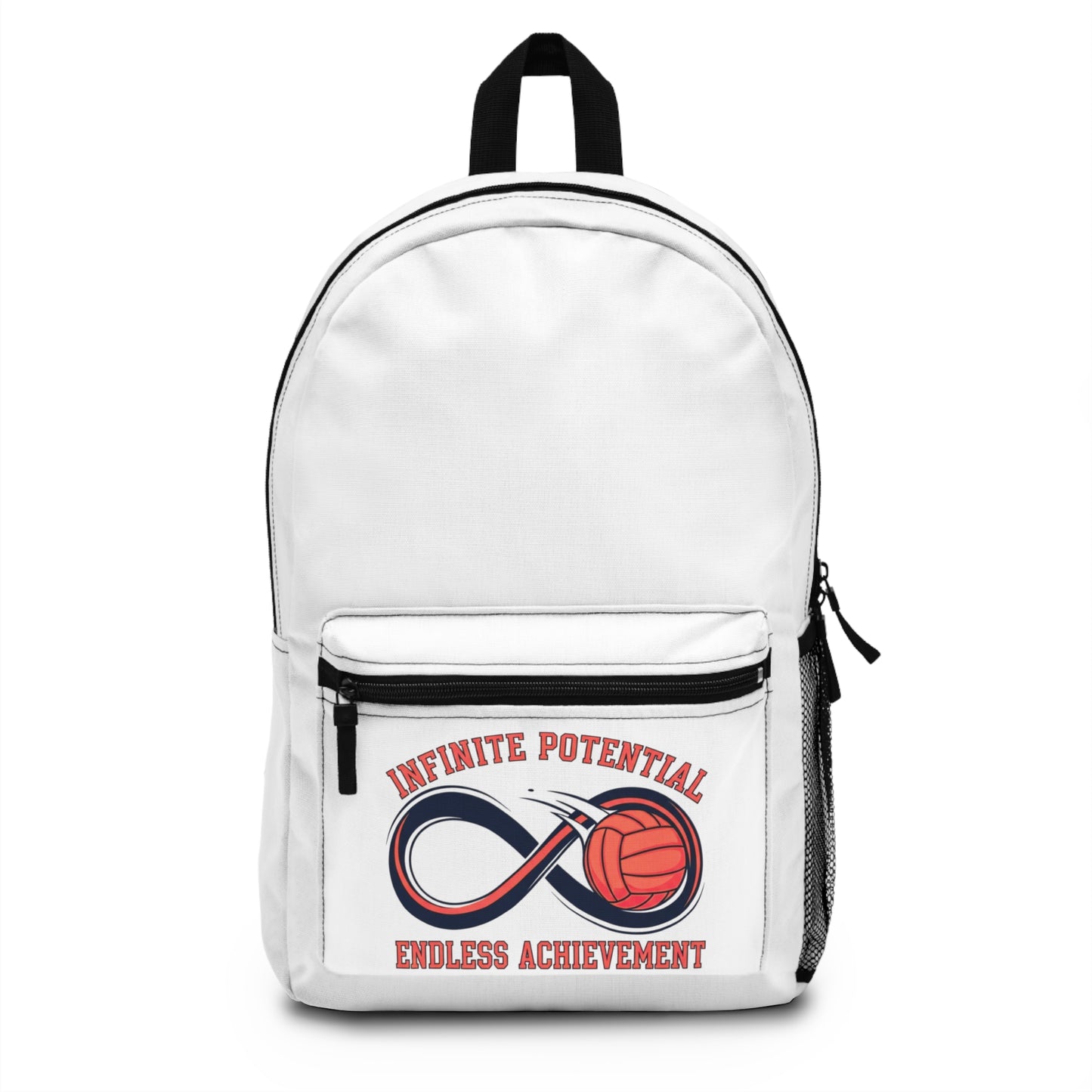 Infinite Potential Backpack, Motivational School Bag, Sports Backpack, Gift for Students, Basketball Lovers