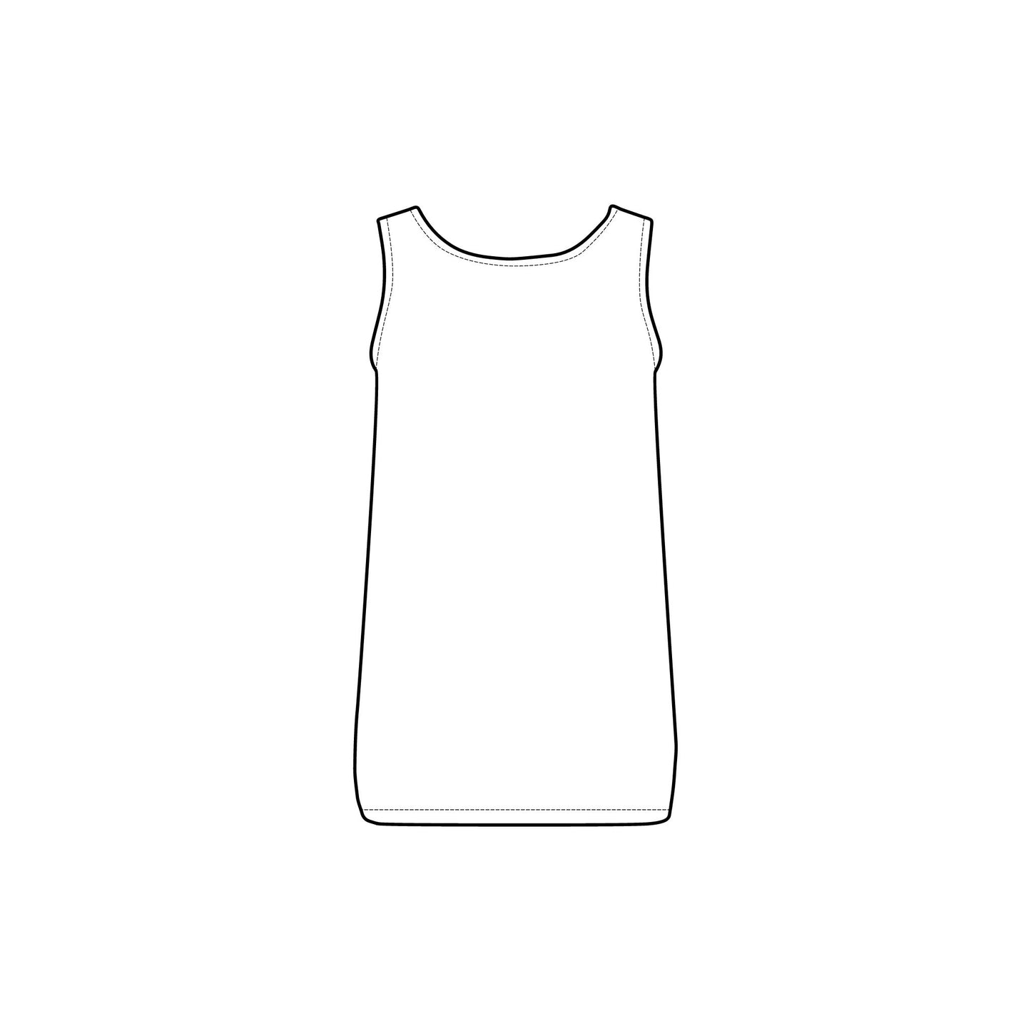 Tank Top — "Fabulous & Fit" Vintage Fitness Graphic for Women