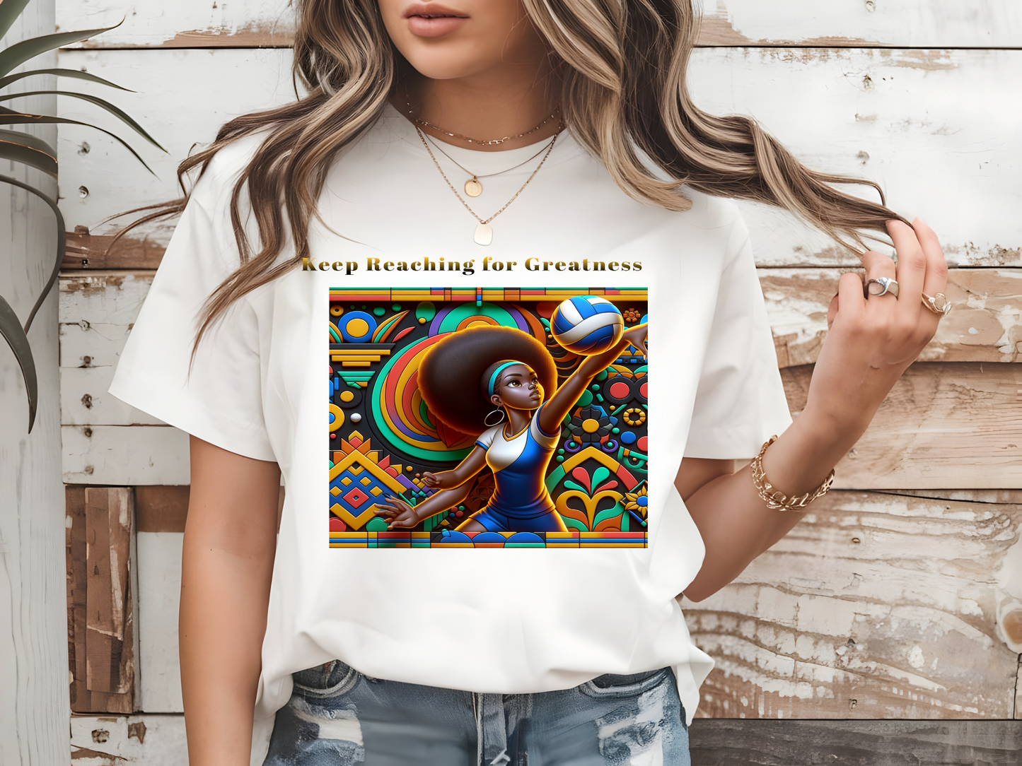 Vibrant Volleyball tshirt
