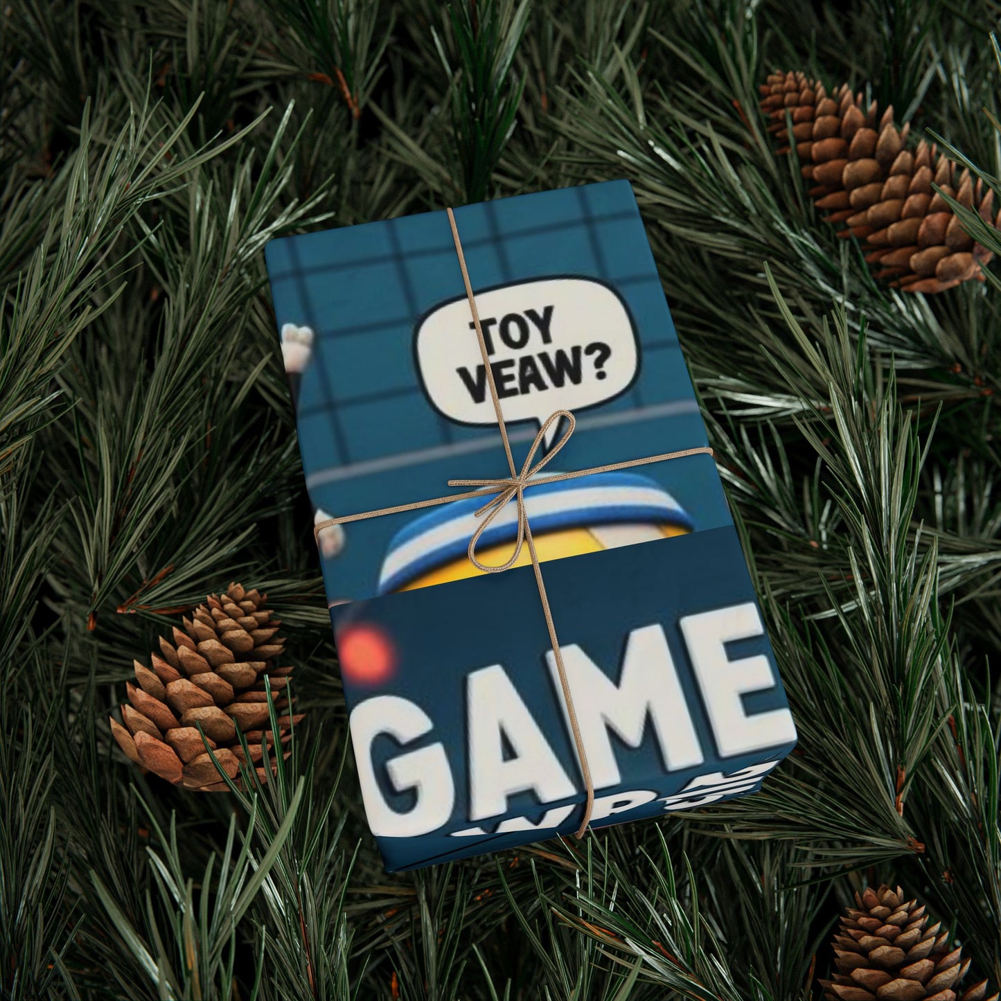 Festive Wrapping Paper Roll - Colorful Holiday Design