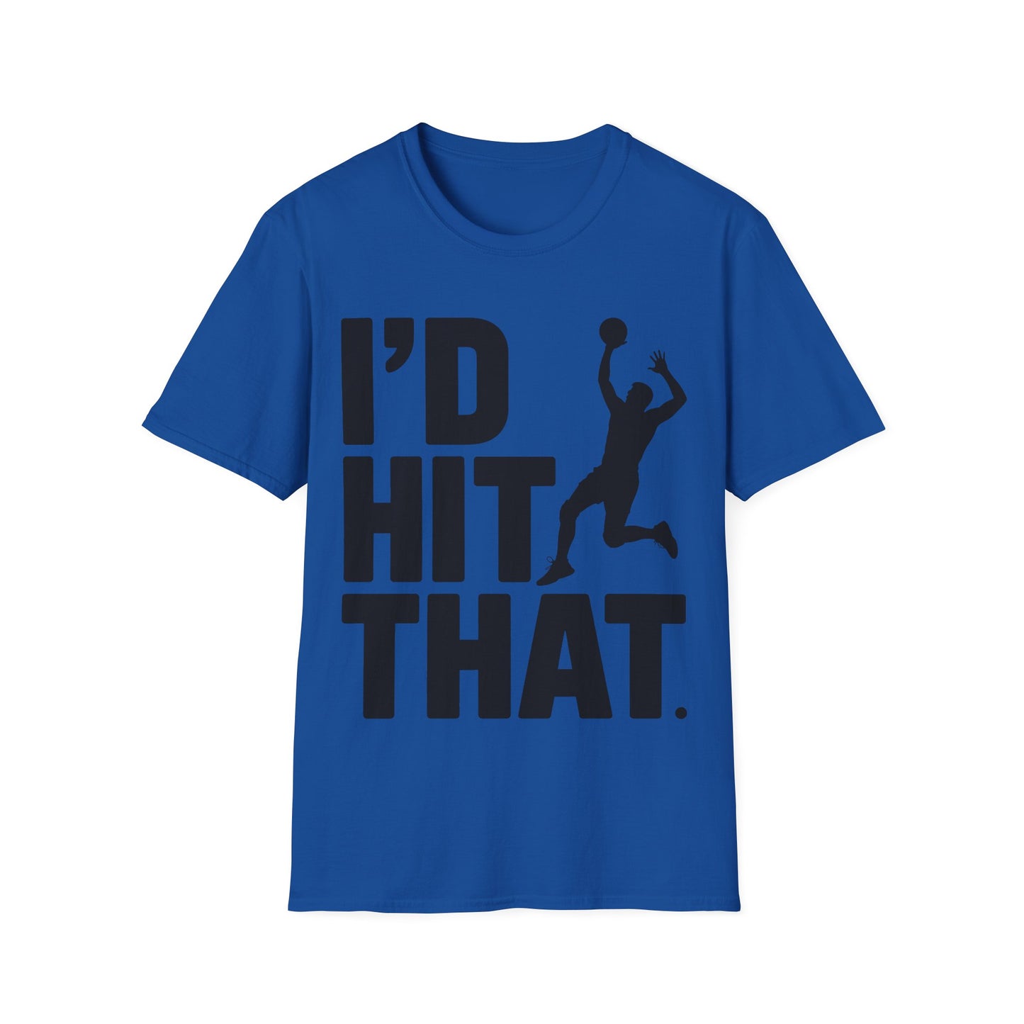 Unisex Basketball T-Shirt, I'd Hit That Graphic Tee, Sports Gift, Casual Wear, Gym Shirt, Basketball Fan Apparel