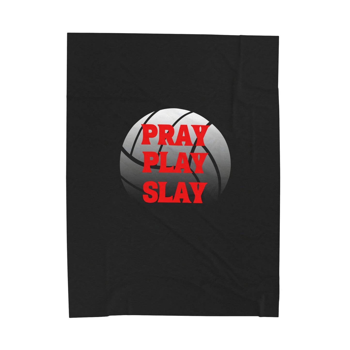 Volleyball Velveteen Plush Blanket - Cozy Gift for Sports Lovers, Ideal for Game Days, Home Decor, Lounge, Birthdays, Holidays