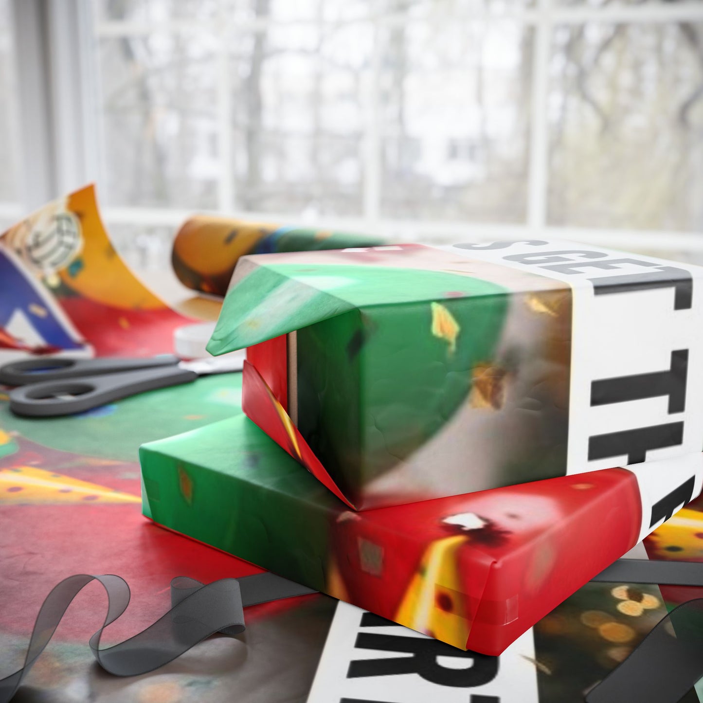 Festive Wrapping Paper: Let's Get the Party Started!