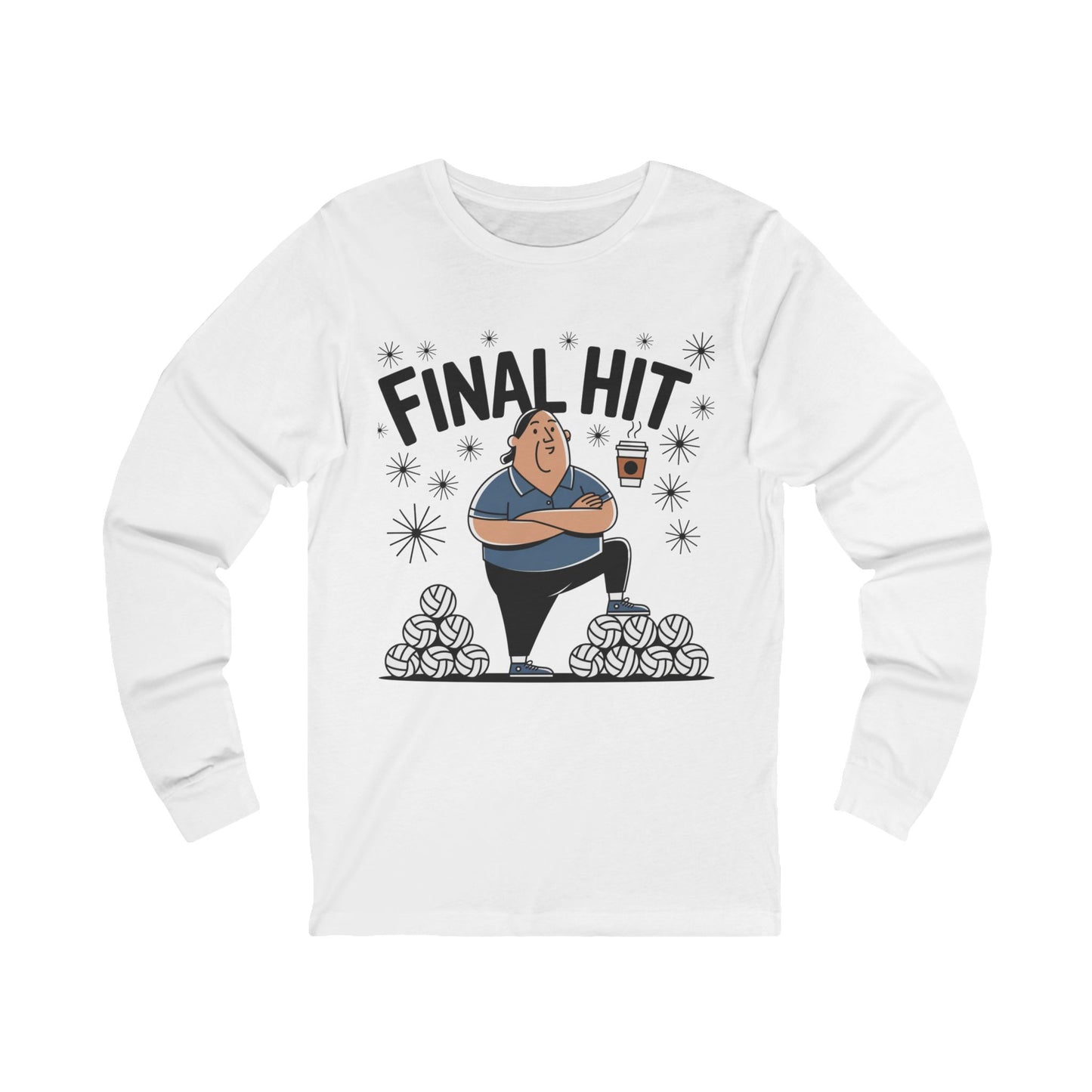 Final Hit Unisex Long Sleeve Tee, Funny Graphic Shirt, Gift for Coffee Lovers, Comfortable Everyday Wear, Perfect for Casual Outings, [...]
