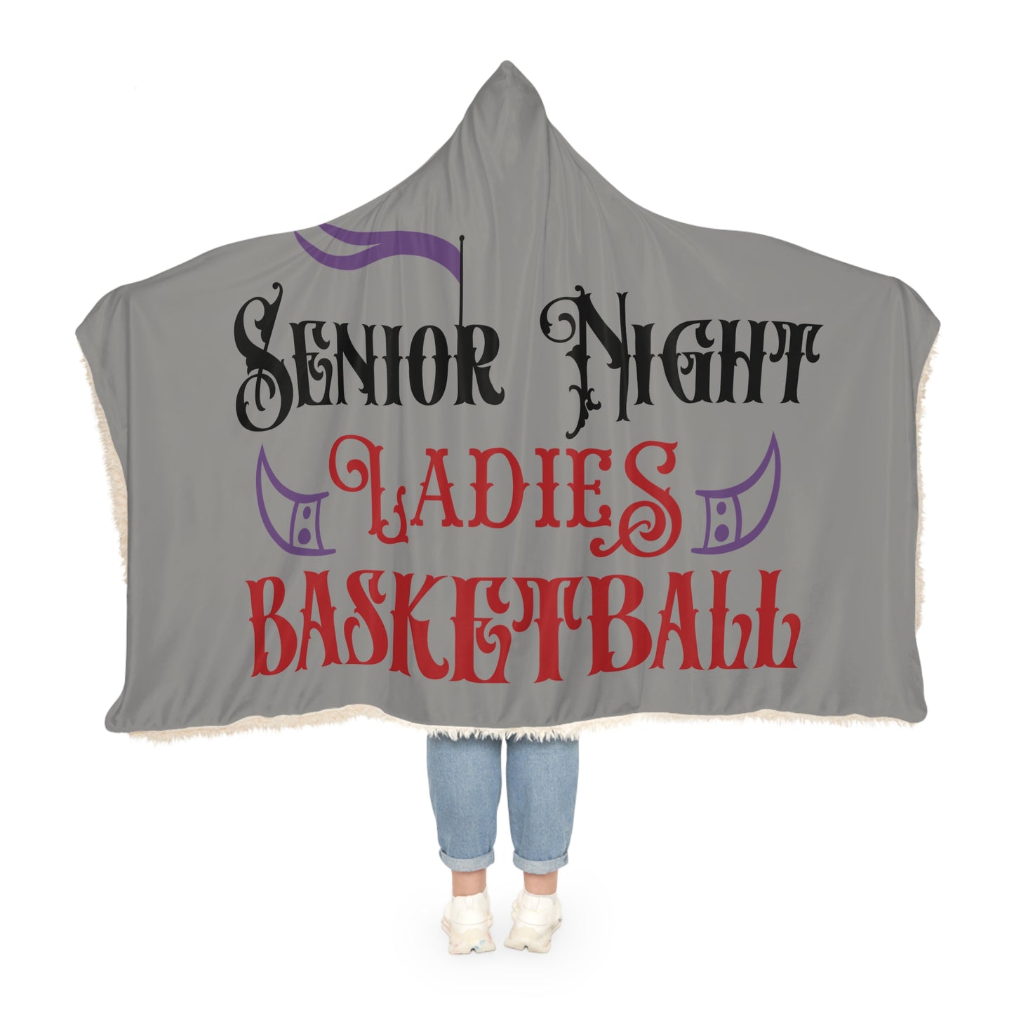 Senior Night Ladies Basketball Snuggle Blanket | Cozy Team Spirit Throw | Perfect Gift for Players, Fans, Sports Events, Celebrations