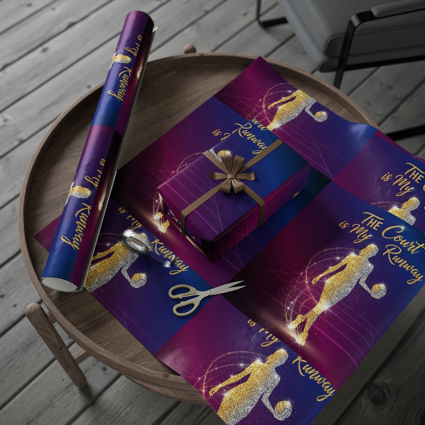 Festive Gift Wrapping Paper - Colorful Sparkling Design for All Occasions