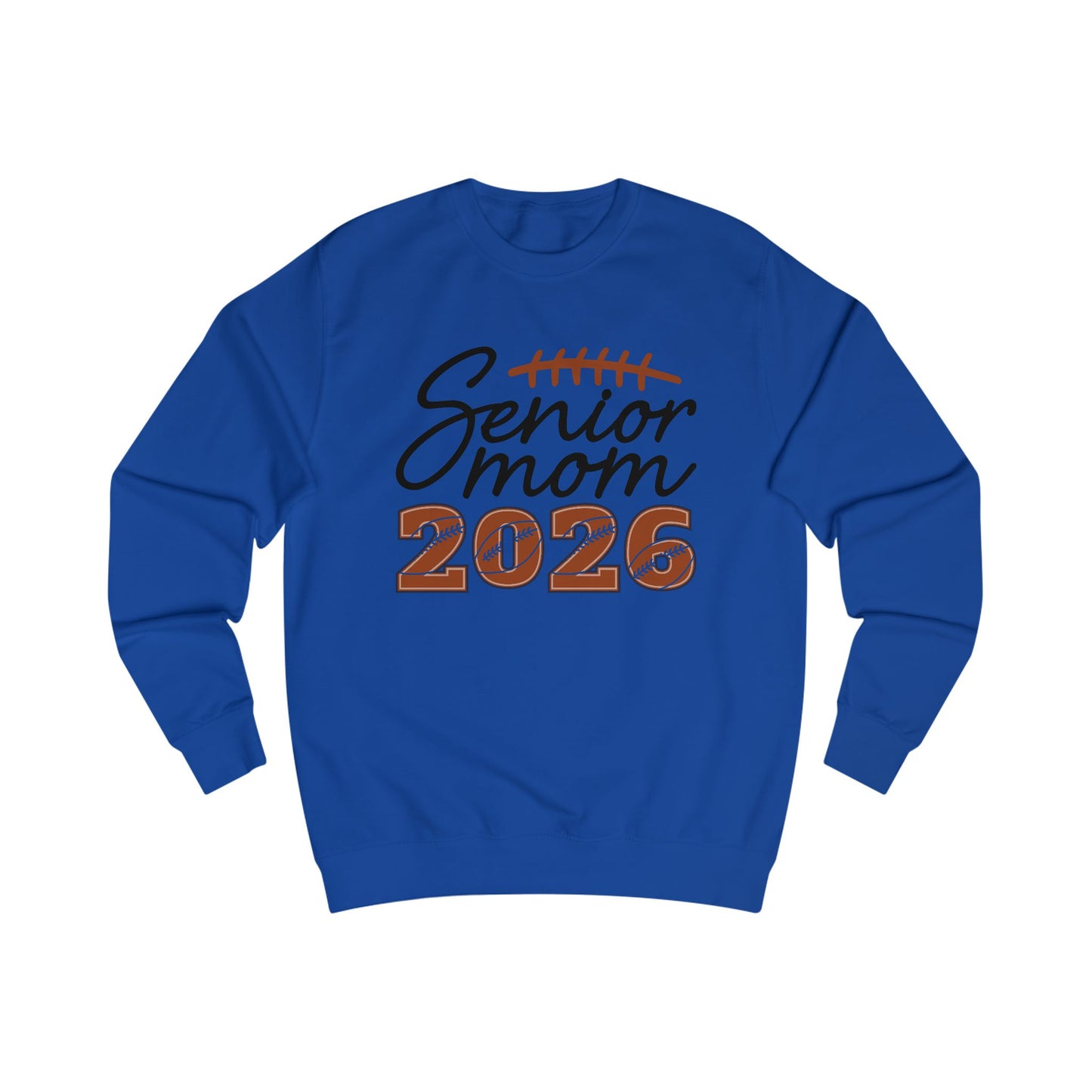 Senior Mom 2026 Sweatshirt, Unisex College Spirit Wear, Graduation Gift, Football Mom Apparel, Cozy Senior Year Clothing