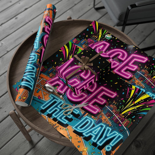 Vibrant Wrapping Paper for Celebrations - Colorful Gift Wrap with Fun Designs