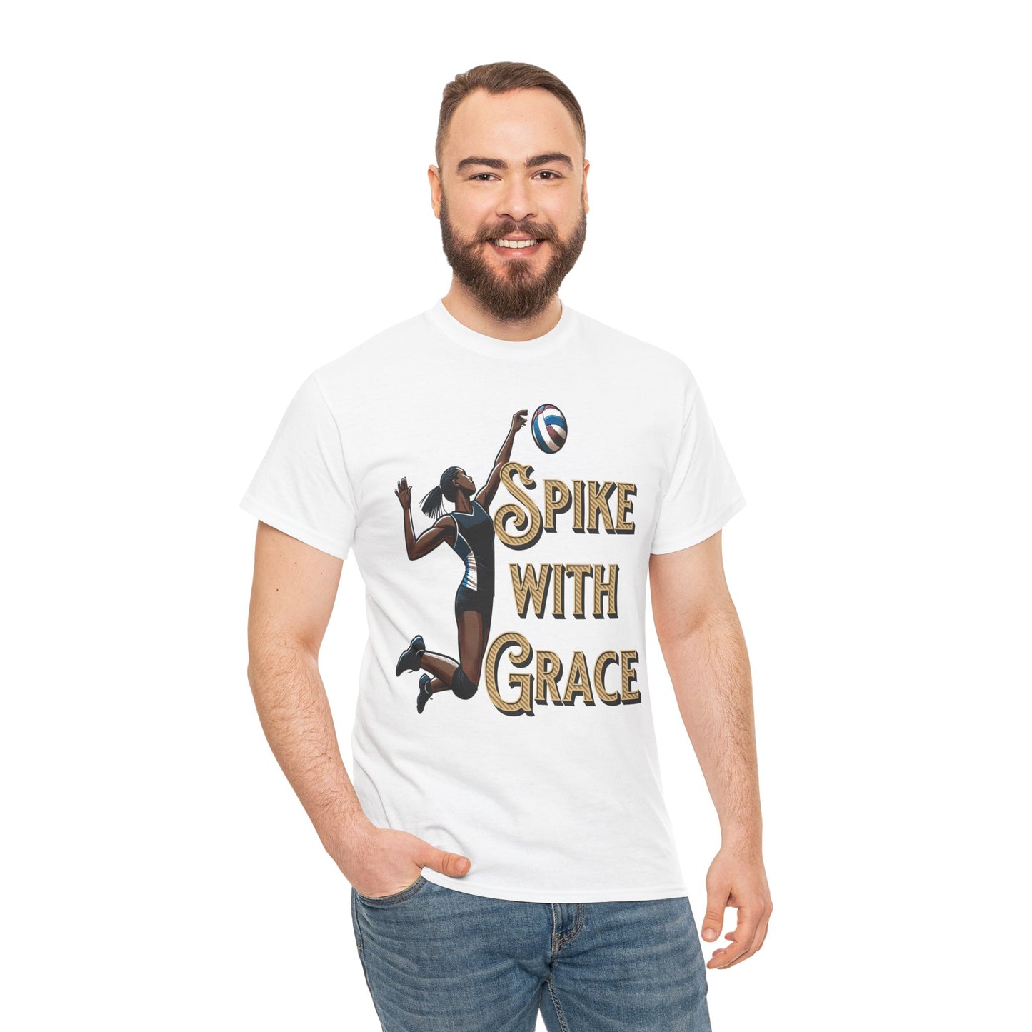 Spike with Grace Volleyball tshirt