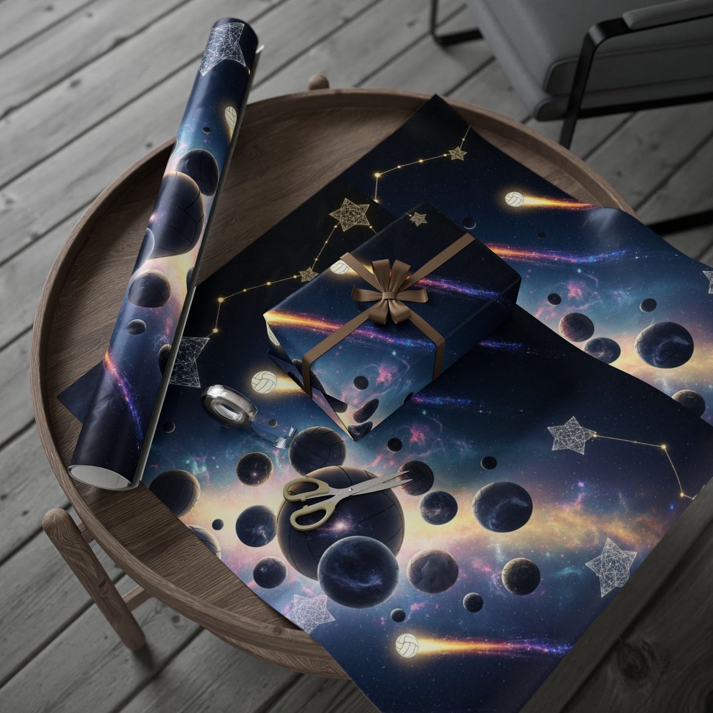 Cosmic Galaxy Wrapping Paper Roll - Perfect for Gifts & Celebrations