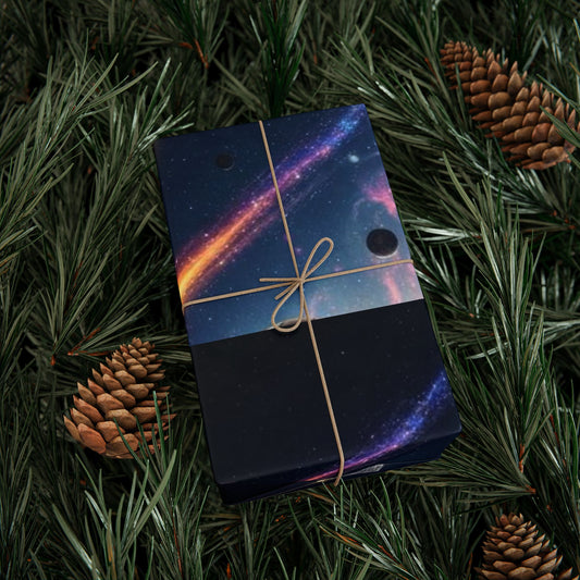 Cosmic Galaxy Wrapping Paper Roll - Perfect for Gifts & Celebrations