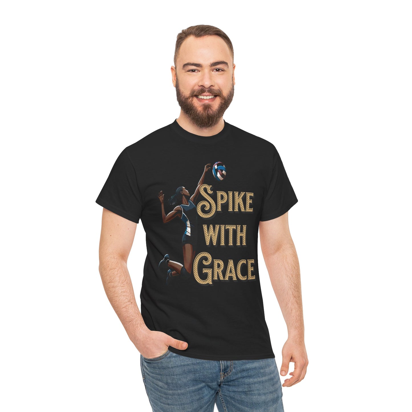 Spike with Grace Volleyball tshirt