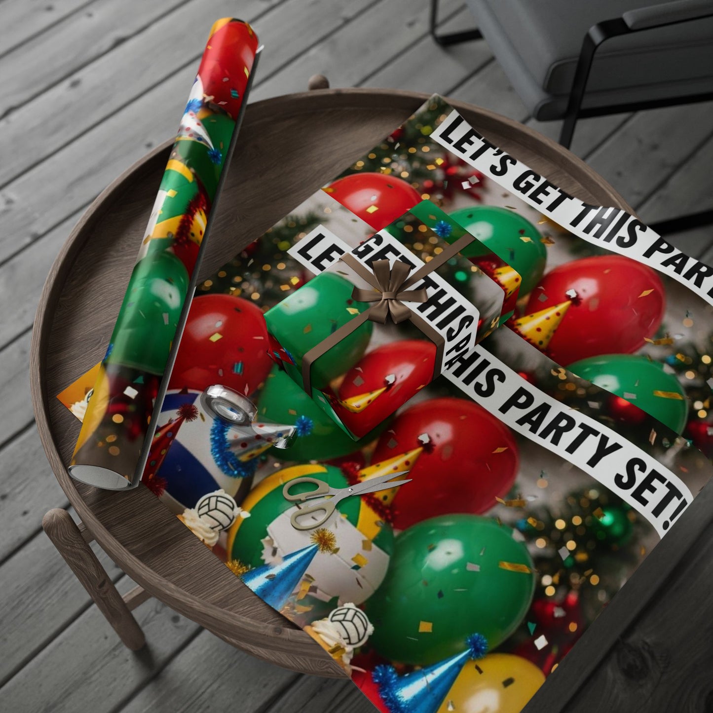 Festive Wrapping Paper: Let's Get the Party Started!