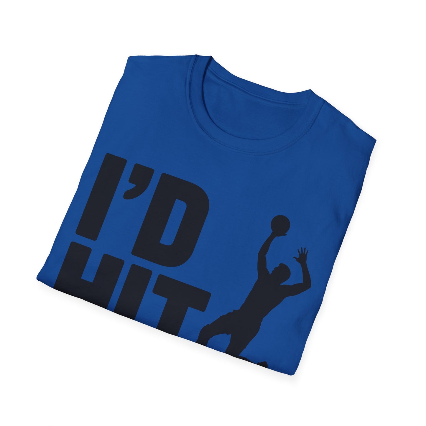 Unisex Basketball T-Shirt, I'd Hit That Graphic Tee, Sports Gift, Casual Wear, Gym Shirt, Basketball Fan Apparel