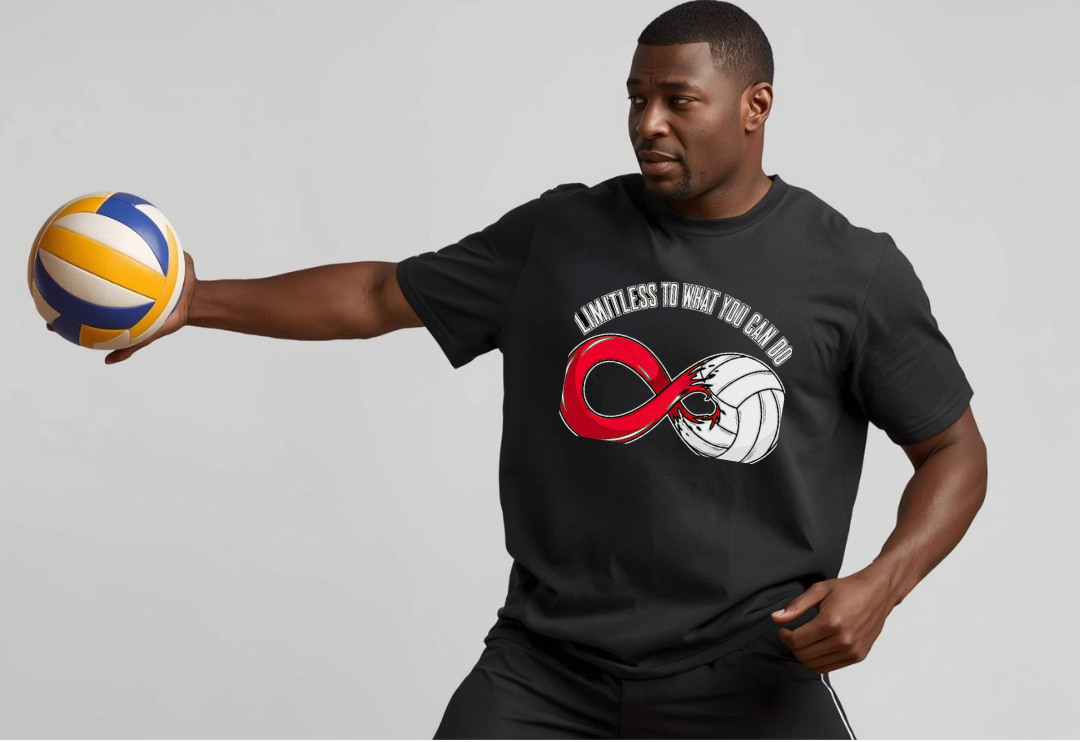 Limitless Potential Unisex Heavy Cotton Tee - Inspirational Shirt, Casual Wear, Gift for Him/Her, Motivation Apparel, Everyday Comfort