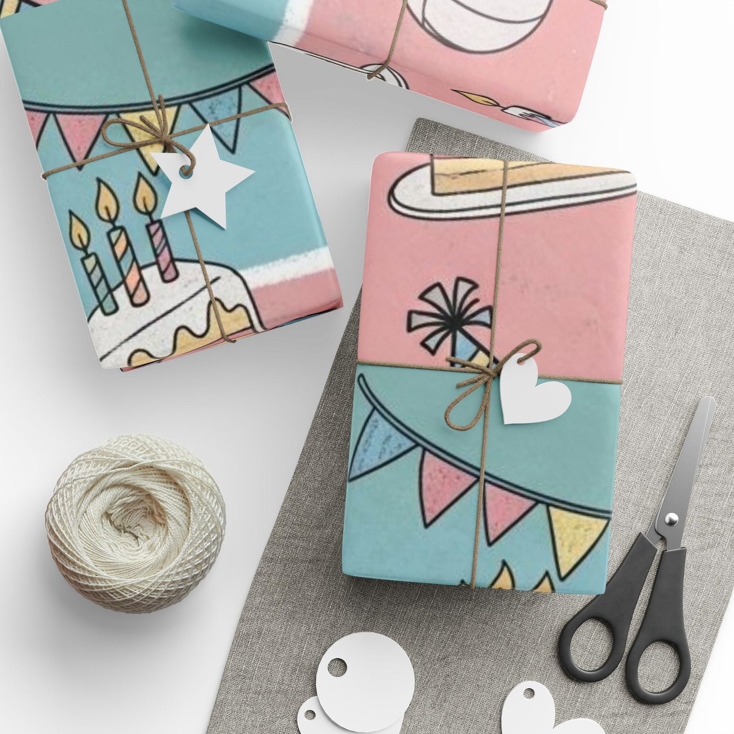 Whimsical Animal-Themed Wrapping Paper for Kids' Parties