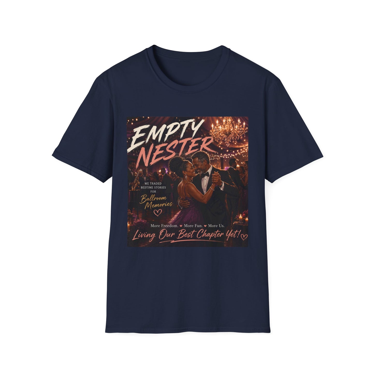 Empty Nester T-Shirt — Celebratory Retro Couple Design