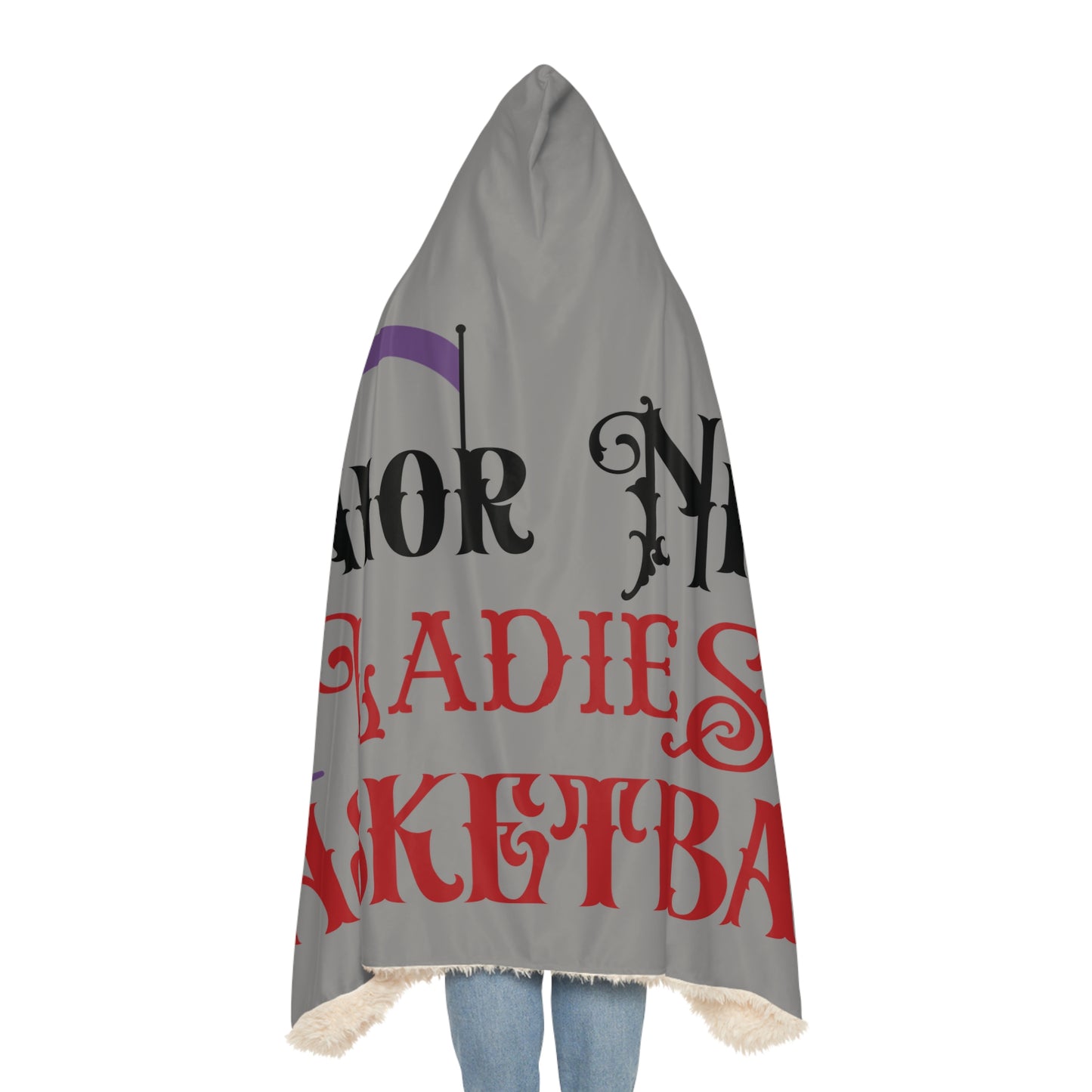 Senior Night Ladies Basketball Snuggle Blanket | Cozy Team Spirit Throw | Perfect Gift for Players, Fans, Sports Events, Celebrations