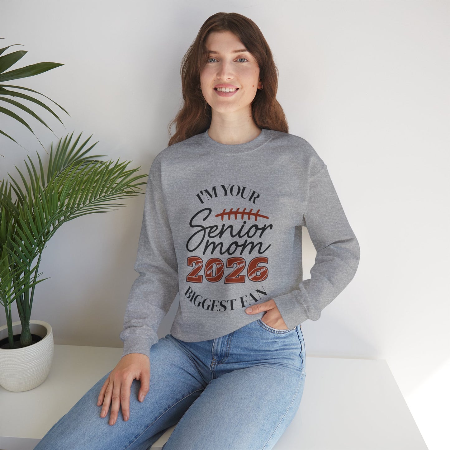 Senior Mom Crewneck Sweatshirt, Comfort for Graduation Season, Perfect Gift for Sports Moms, Cozy Apparel for Celebrations, 2026 [...]