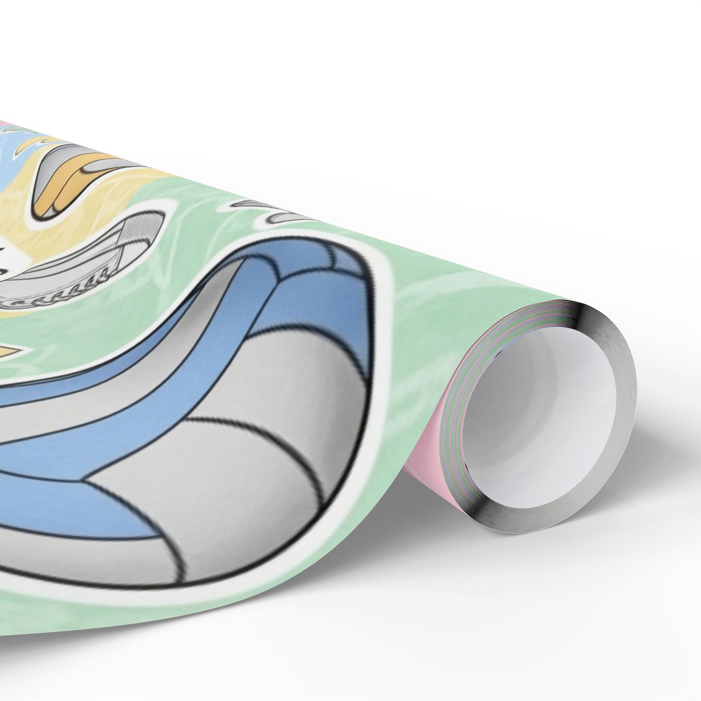 Wrapping Paper Volleyball Aesthetic Collage” — pastel tones, volleyballs, nets, palm trees, sneakers, motivational quotes, and hearts in a scrapbook-style layout