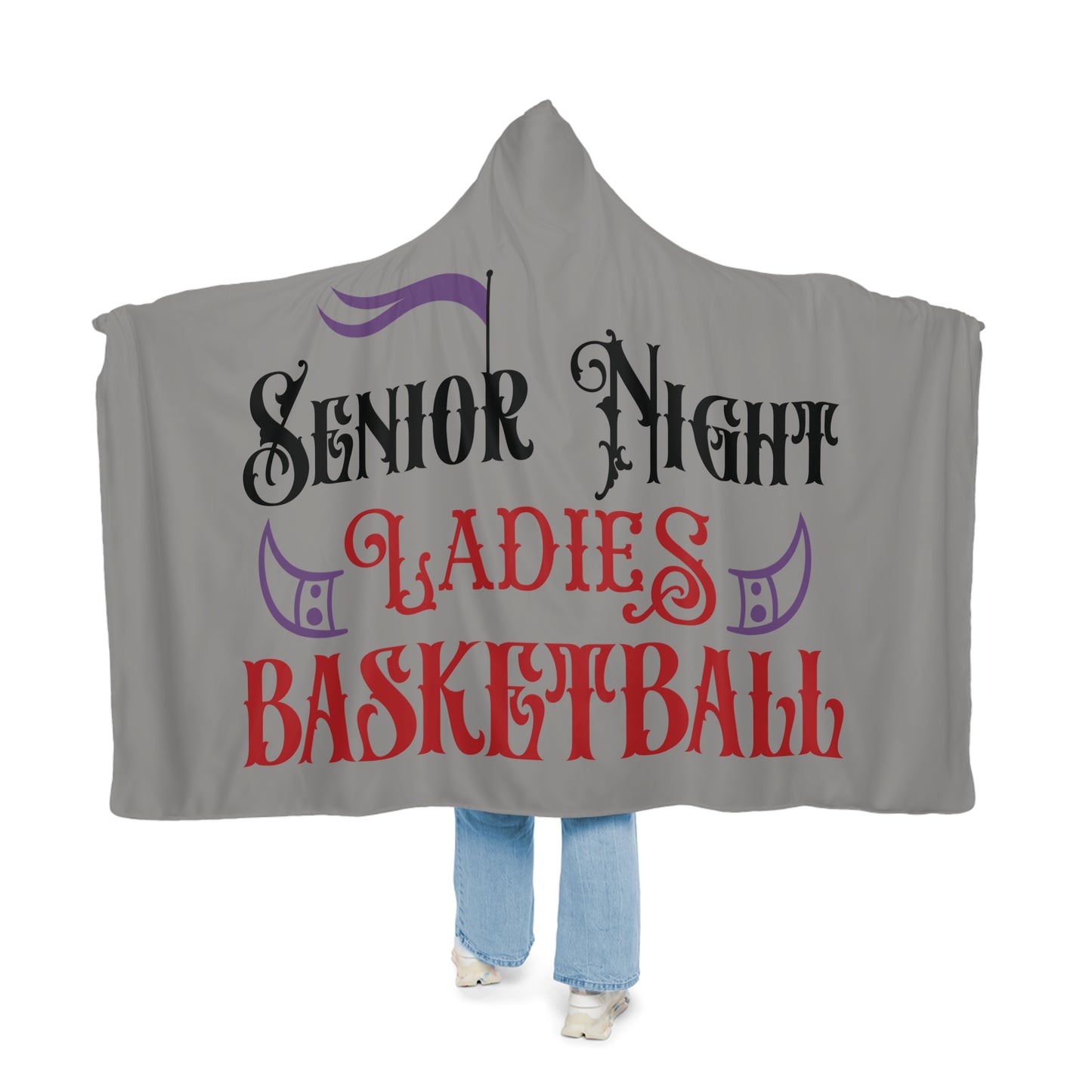 Senior Night Ladies Basketball Snuggle Blanket | Cozy Team Spirit Throw | Perfect Gift for Players, Fans, Sports Events, Celebrations