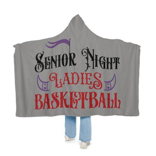 Senior Night Ladies Basketball Snuggle Blanket | Cozy Team Spirit Throw | Perfect Gift for Players, Fans, Sports Events, Celebrations