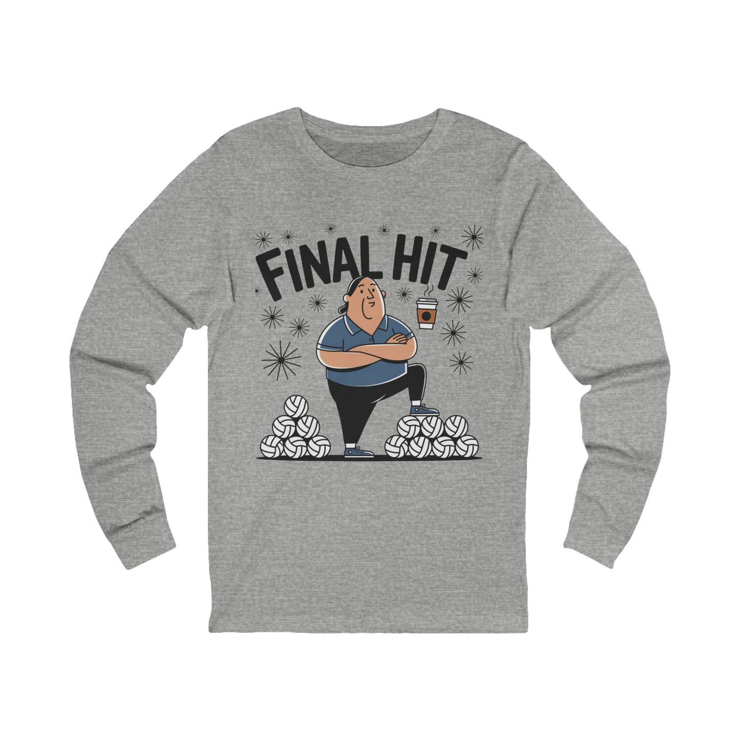 Final Hit Unisex Long Sleeve Tee, Funny Graphic Shirt, Gift for Coffee Lovers, Comfortable Everyday Wear, Perfect for Casual Outings, [...]