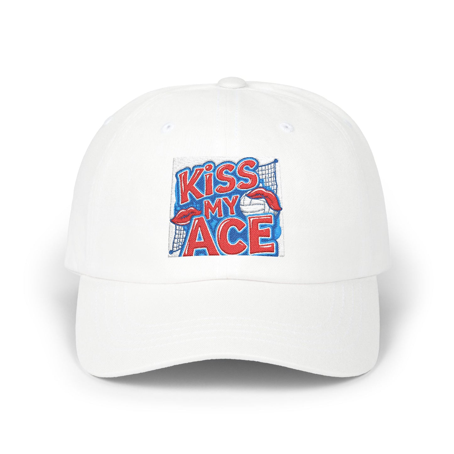 Kiss My Ace Classic Dad Cap, Cotton Hat for Sports Lovers, Casual Summer Cap, Great for gift, and Fun Outdoor Accessory