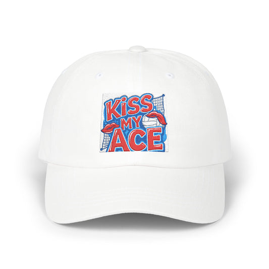 Kiss My Ace Classic Dad Cap, Cotton Hat for Sports Lovers, Casual Summer Cap, Great for gift, and Fun Outdoor Accessory
