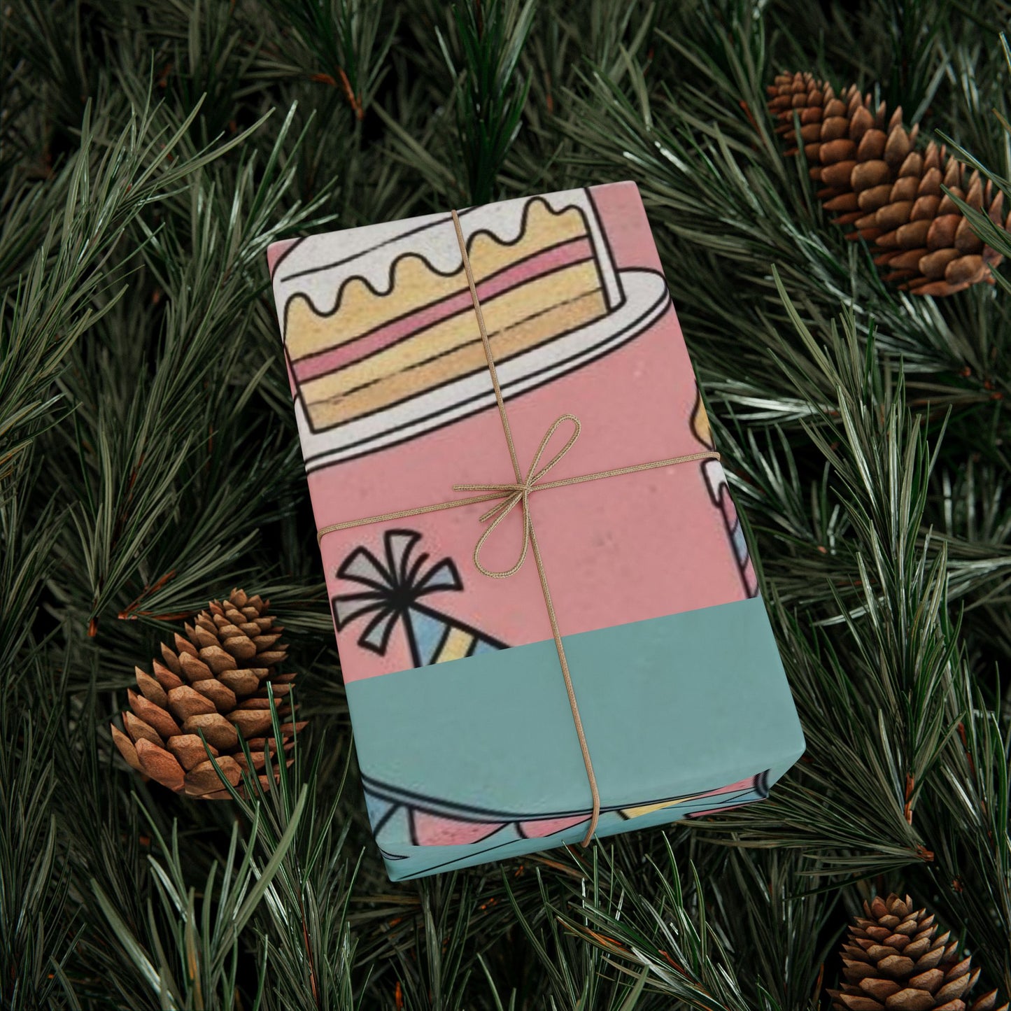 Whimsical Animal-Themed Wrapping Paper for Kids' Parties