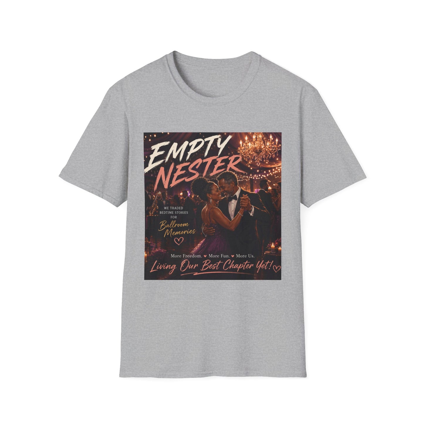 Empty Nester T-Shirt — Celebratory Retro Couple Design