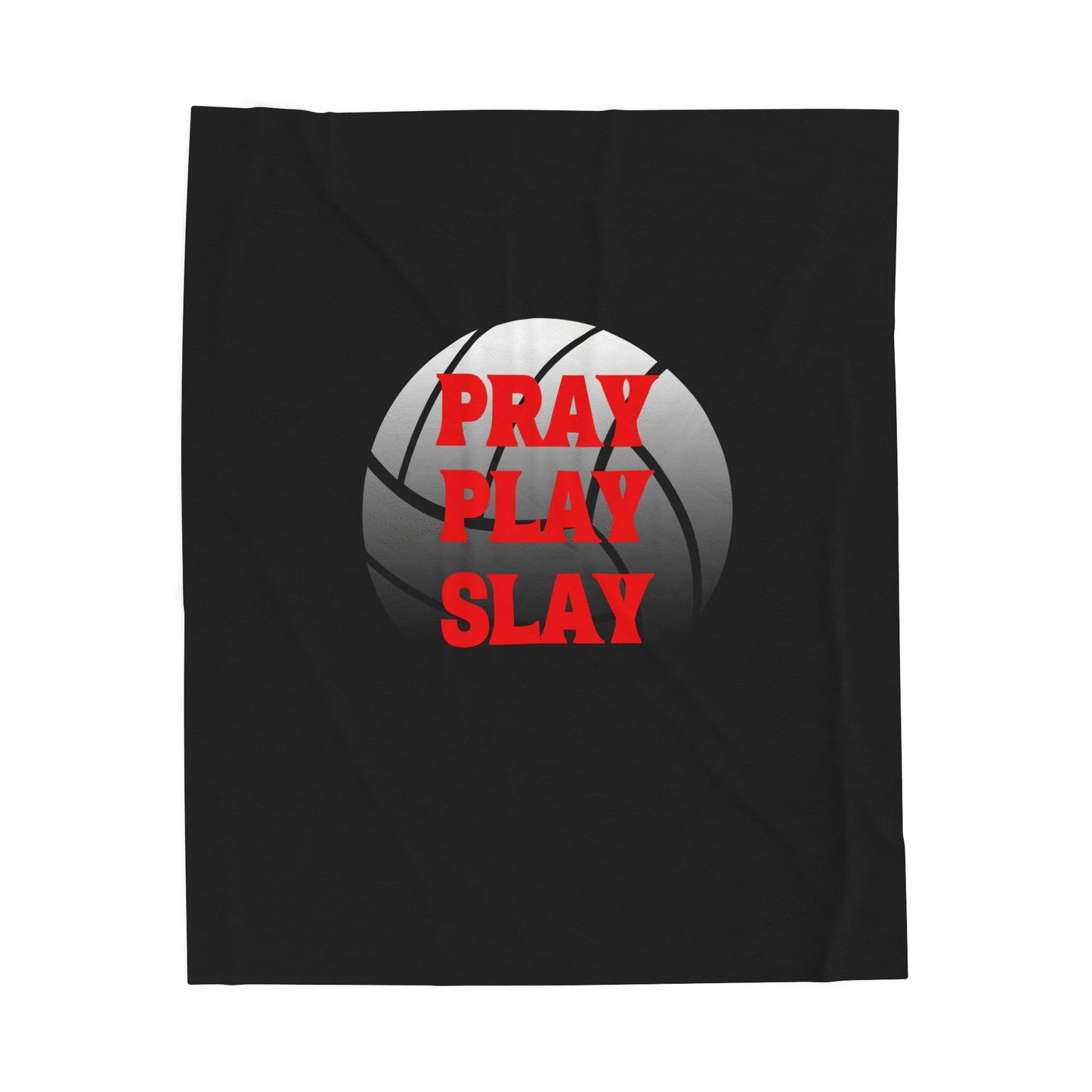 Volleyball Velveteen Plush Blanket - Cozy Gift for Sports Lovers, Ideal for Game Days, Home Decor, Lounge, Birthdays, Holidays
