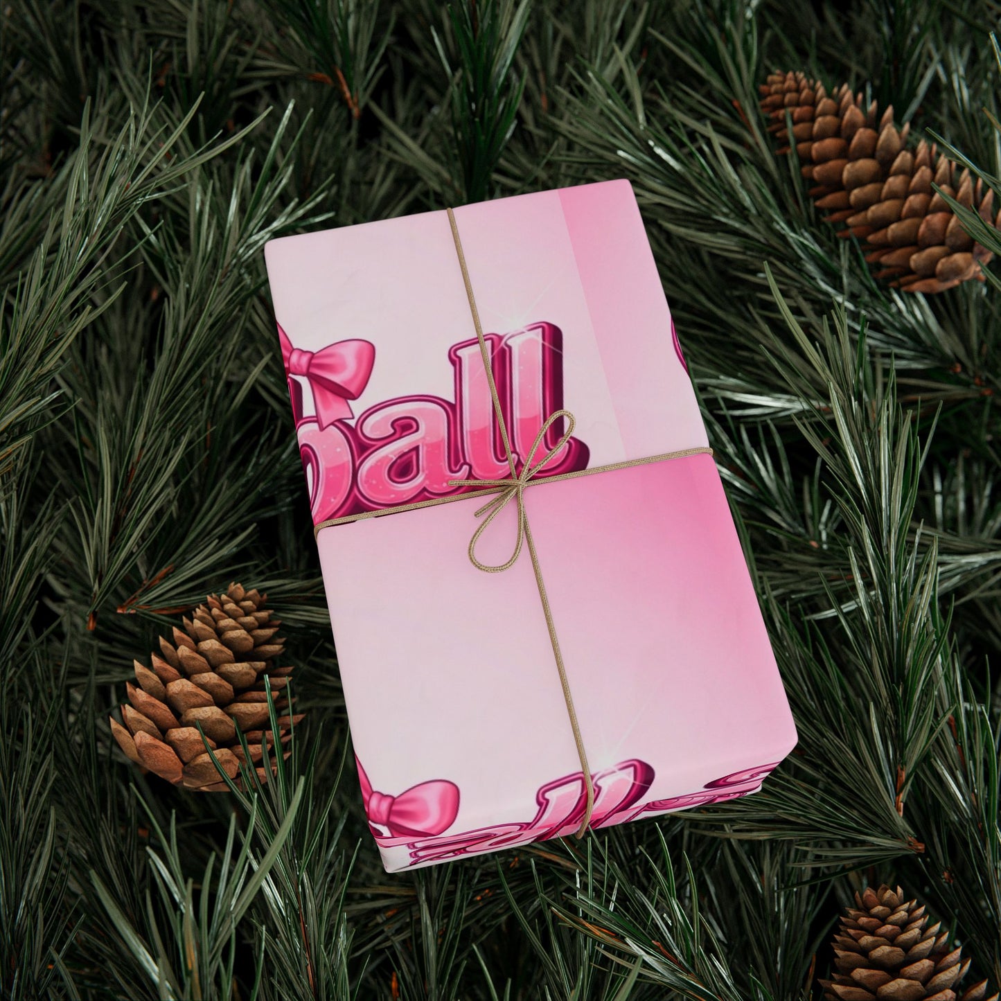 Volleyball Girl Gift Wrap - Fun Pink Wrapping Paper for Sports Lovers