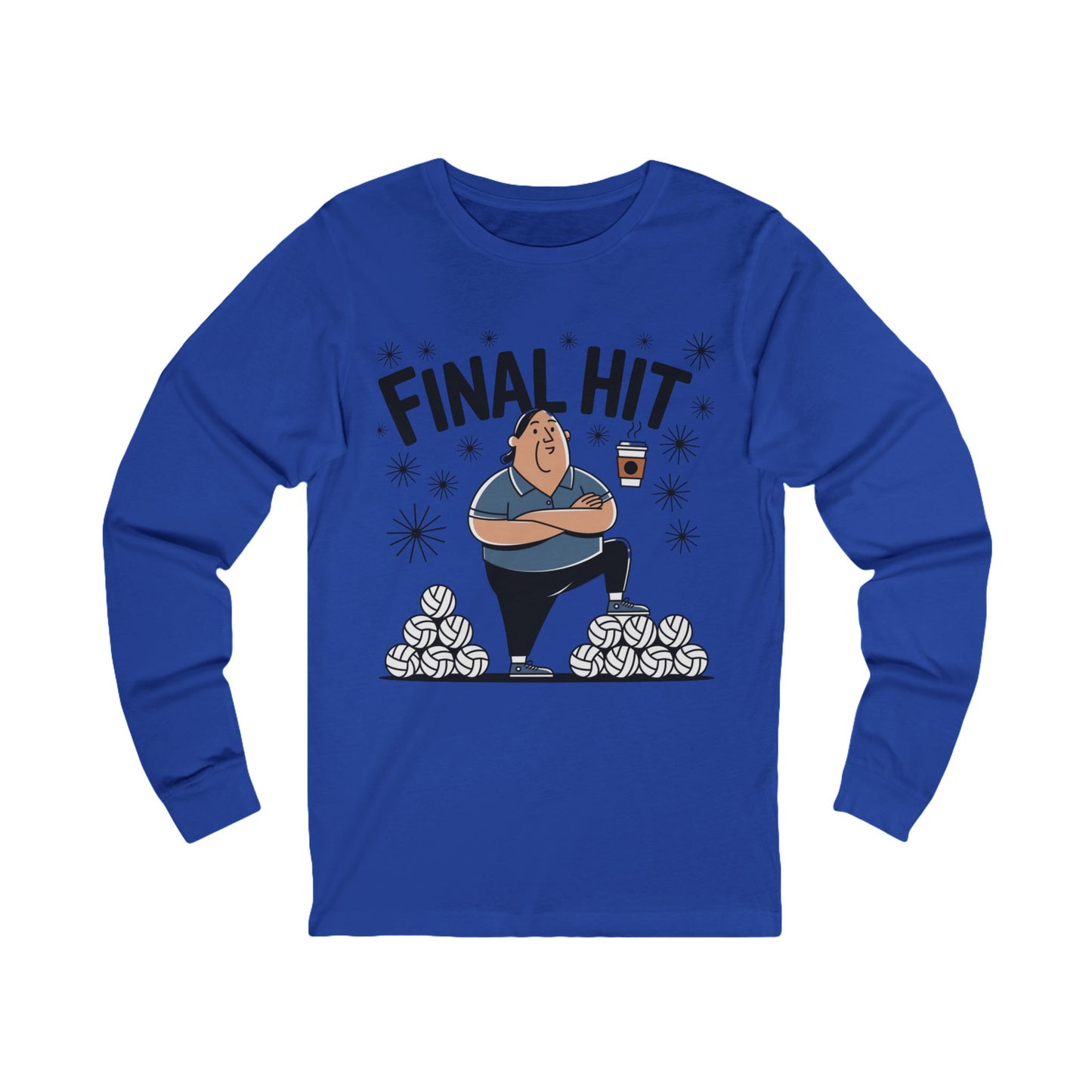 Final Hit Unisex Long Sleeve Tee, Funny Graphic Shirt, Gift for Coffee Lovers, Comfortable Everyday Wear, Perfect for Casual Outings, [...]