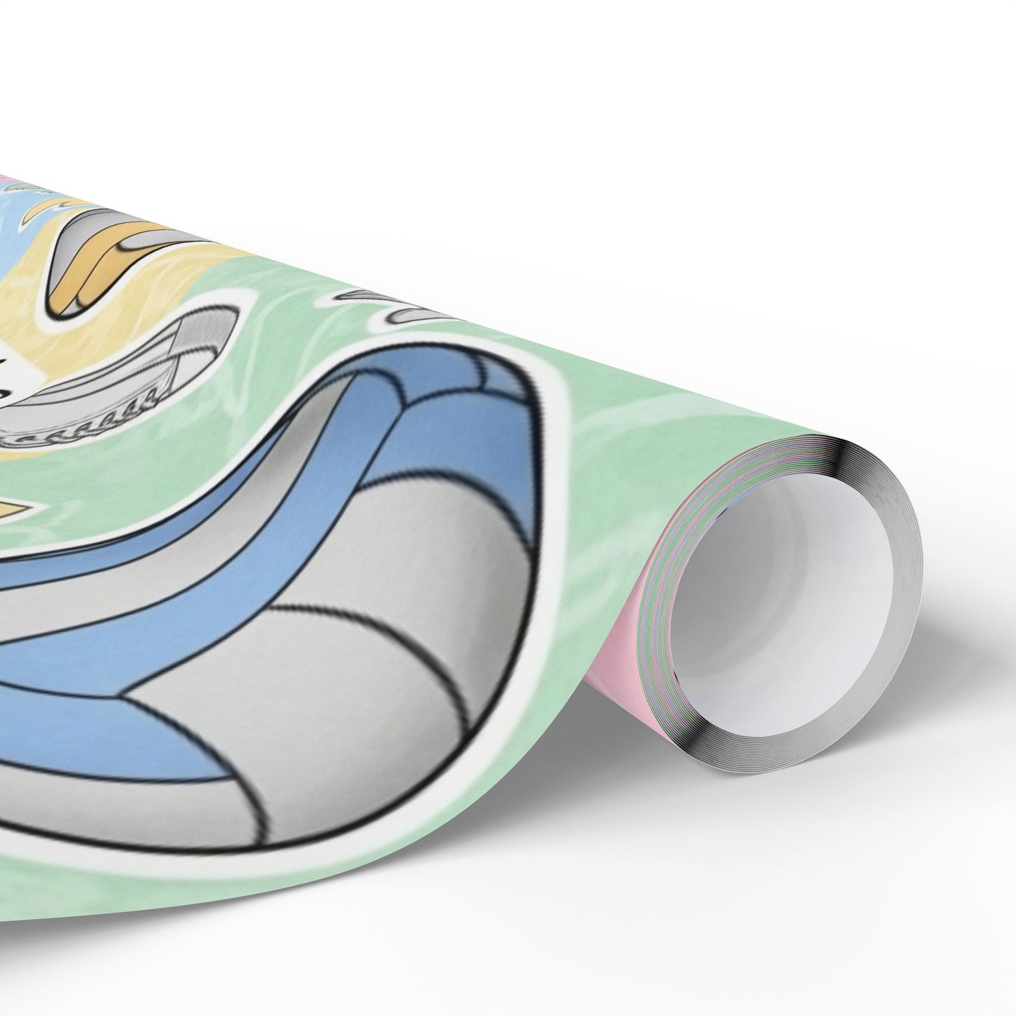 Wrapping Paper Volleyball Aesthetic Collage” — pastel tones, volleyballs, nets, palm trees, sneakers, motivational quotes, and hearts in a scrapbook-style layout