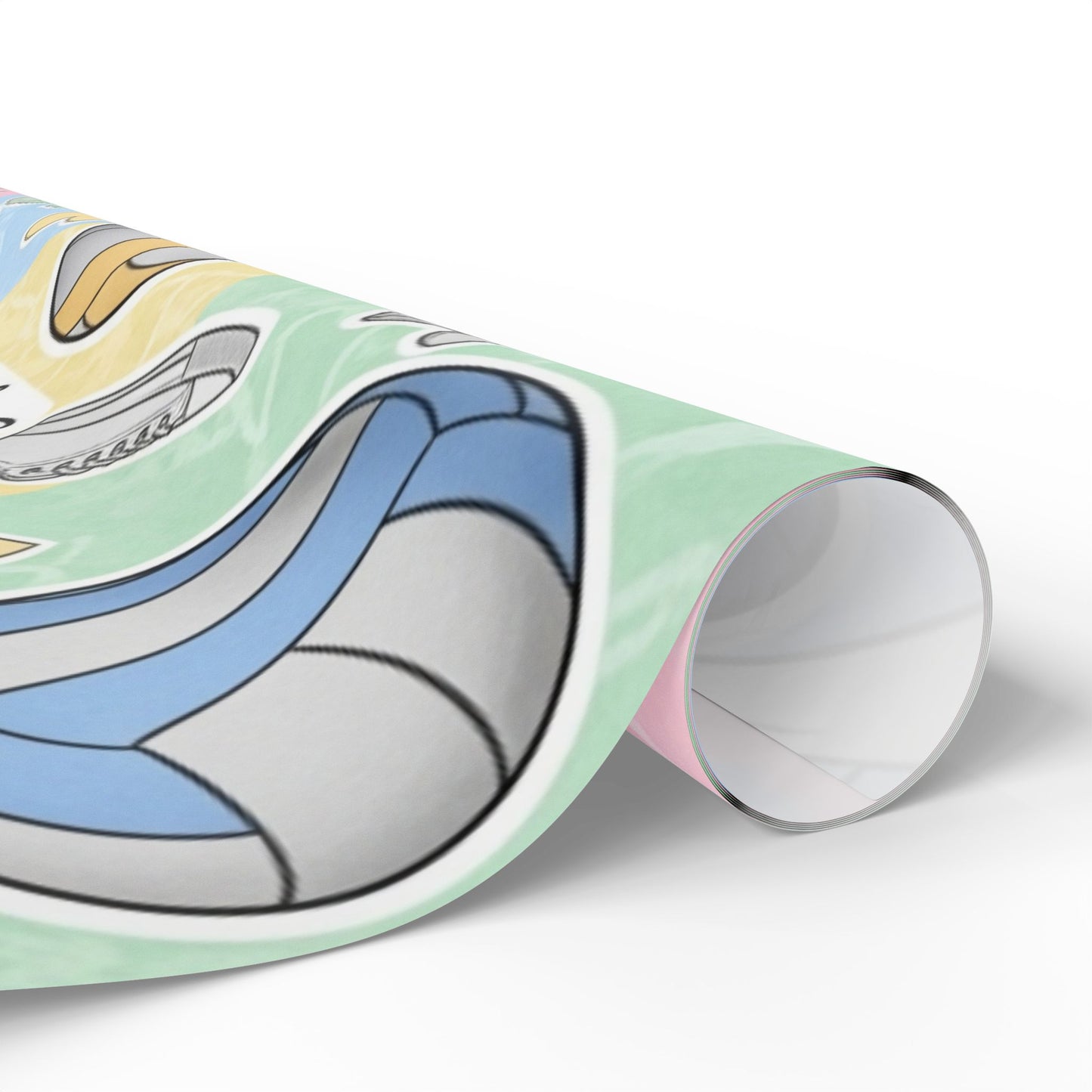 Wrapping Paper Volleyball Aesthetic Collage” — pastel tones, volleyballs, nets, palm trees, sneakers, motivational quotes, and hearts in a scrapbook-style layout