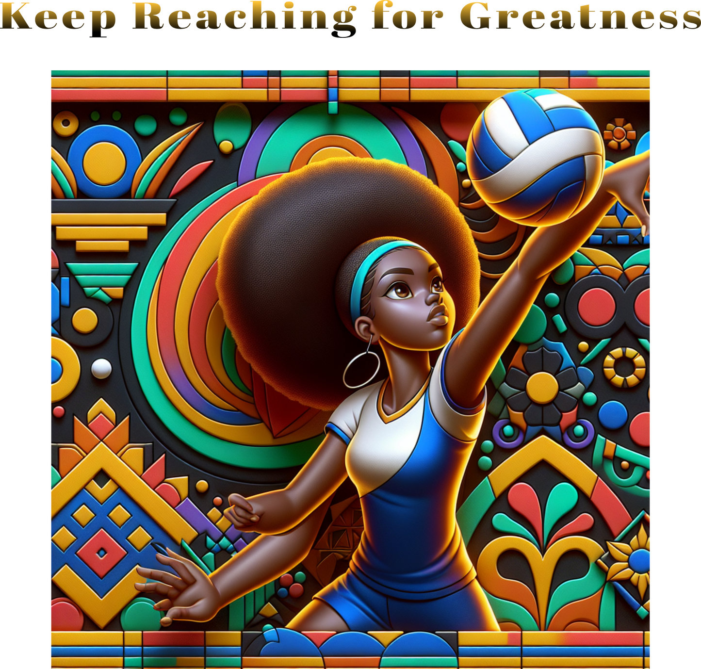 Vibrant Volleyball tshirt